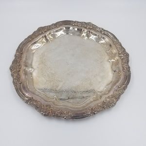 F.B Rogers Silver Co Serving Platter 14"